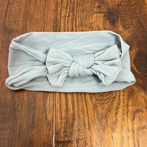 Baby Bling Headband Bow - Gray